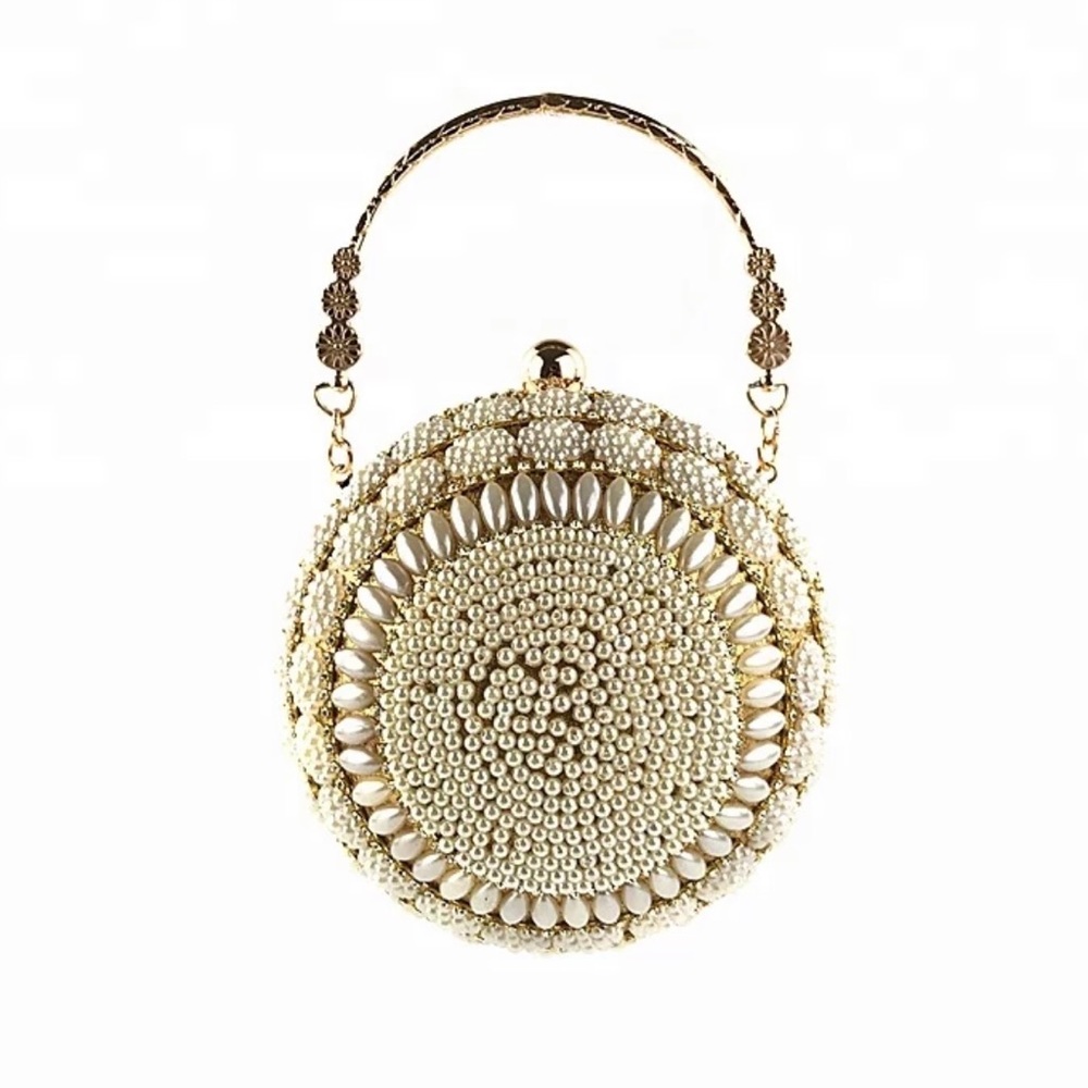 Pearl evening globe bag